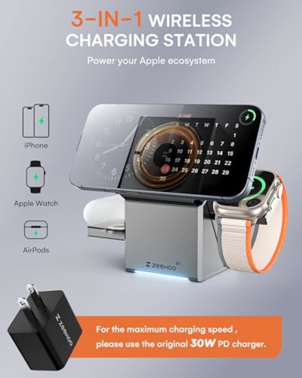The 3-in-1 Wireless Charging Cube That Ends Cord Chaos Forever