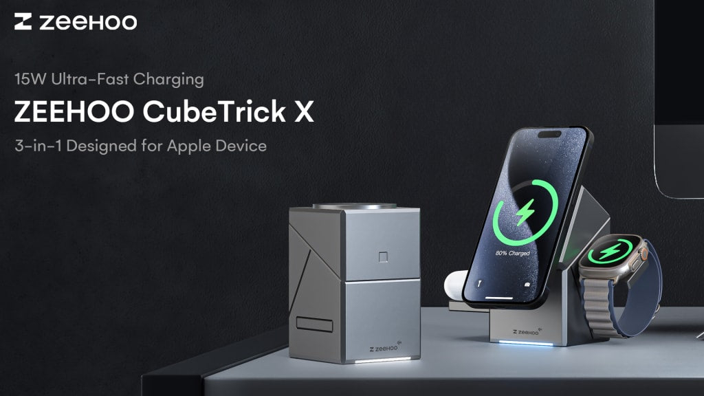 The 3-in-1 Wireless Charging Cube That Ends Cord Chaos Forever